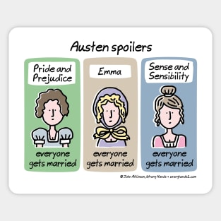 Austen spoilers Sticker